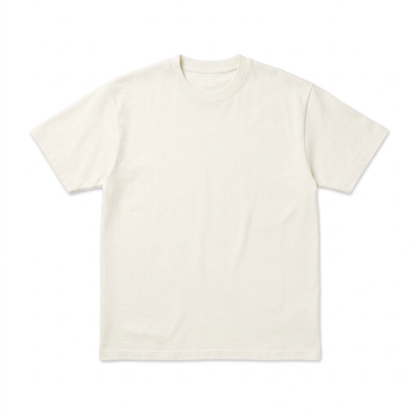 Heavyweight cream tee